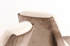 claude delor fauteuil france velours laine 1950 acier design