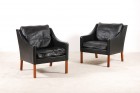 borge mogensen fredericia furniture 2207 armchair leather